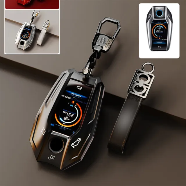 Soft TPU Car Display Key Case Cover Keychain For BMW 5 6 7 Series i8 G11 G12 G30
