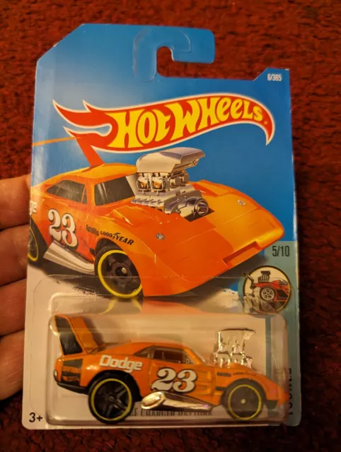 Hot Wheels Dodge Charger Daytona - 2015 HW Tooned Series - Orange Version