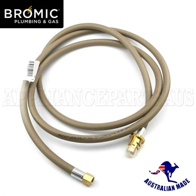 RINNAI GAS Heater hose 3/8" BSP coupling Australian QUALITY