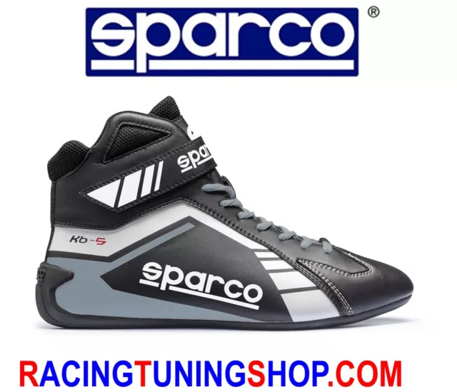 Scarpe Kart Sparco Scorpion Black/White Eu 46 Karting Boots Shoes - Schuhe Kart