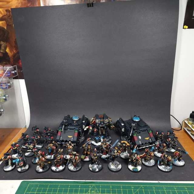 Pro Painted Space Wolves 40K Army + unpainted Lot Pro Painted Space Wolves 40K Army + unpainted Lot