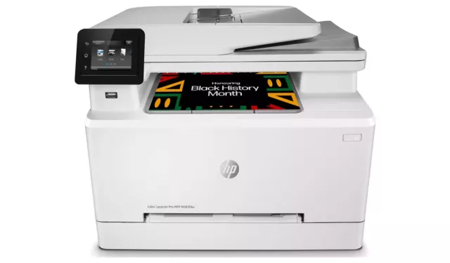 HP Colour LaserJet Pro M283FDW Wireless A4 All-In-One Printer - White 7832408