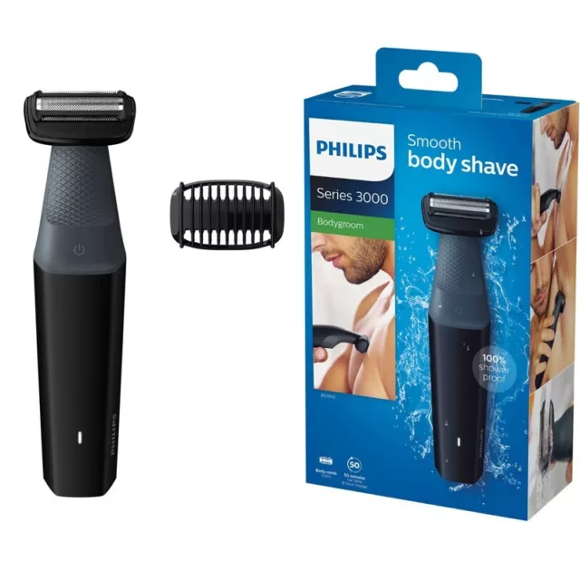 PHILIPS BG3010 Mens Waterproof Body Back Hair Trimmer Shaver Groomer