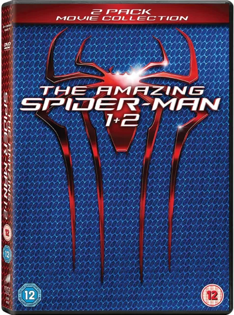 The Amazing Spider-Man 1+2, [2 DISC SET DVD] *New & Factory Sealed* 👌