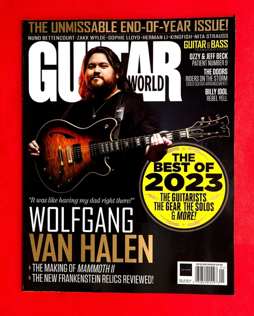 GUITAR WORLD JANUARY 2025 Wolfgang Van Halen The Doors Ozzy Jeff Beck