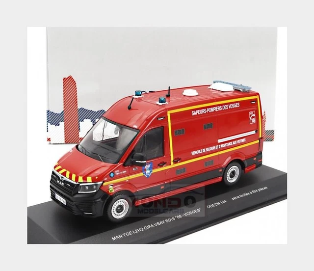 Norev 1/43 – Citroën Jumper Pompiers VSAV 2013 – Très Bon état, Sans Boîte