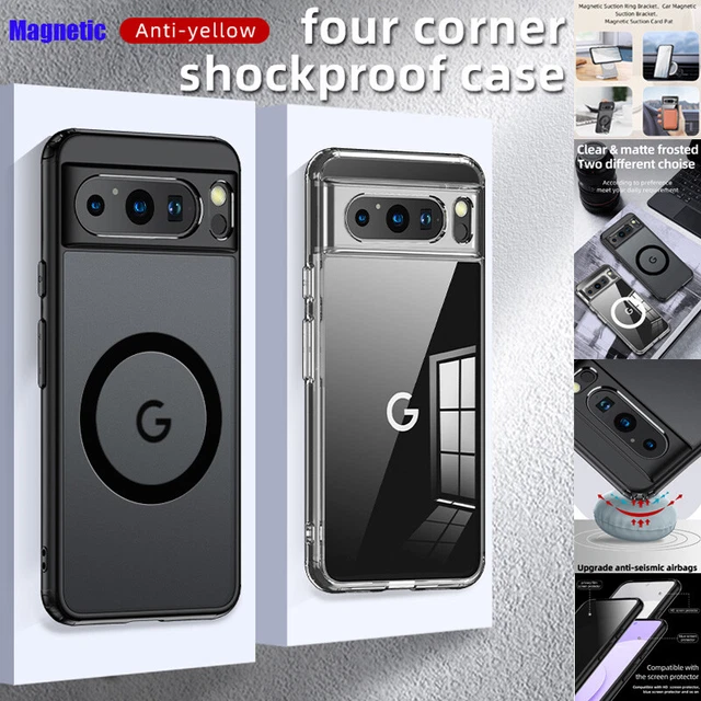 For Google Pixel 8 Pro 7 Pro 7A Shockproof Magnetic Case Protective Hybrid Cover