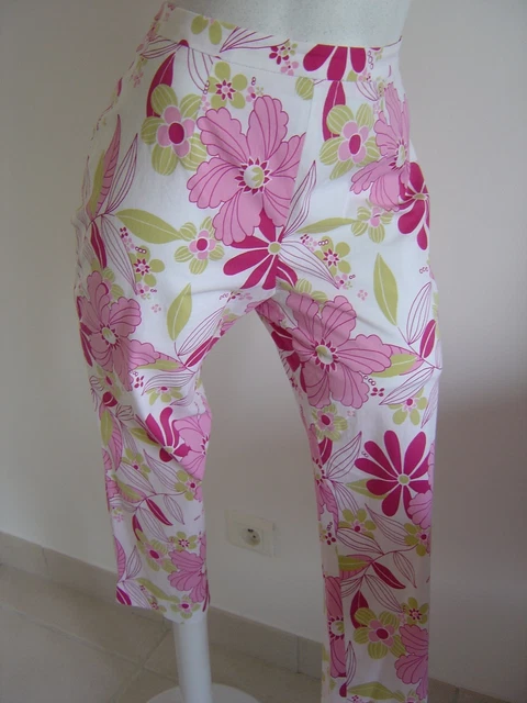 Pantalon Fluide Blanc Ikone Paris Taille 40 Modèle Dalida (neuf Avec étiquettes)