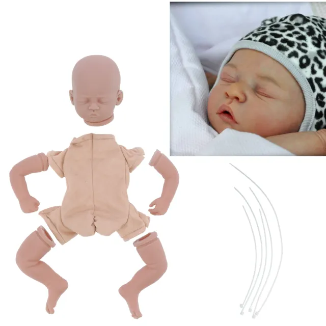 Simulated Reborn Doll Kit DIY Unpainted Vinyl Baby Doll Parts Mold Accessori