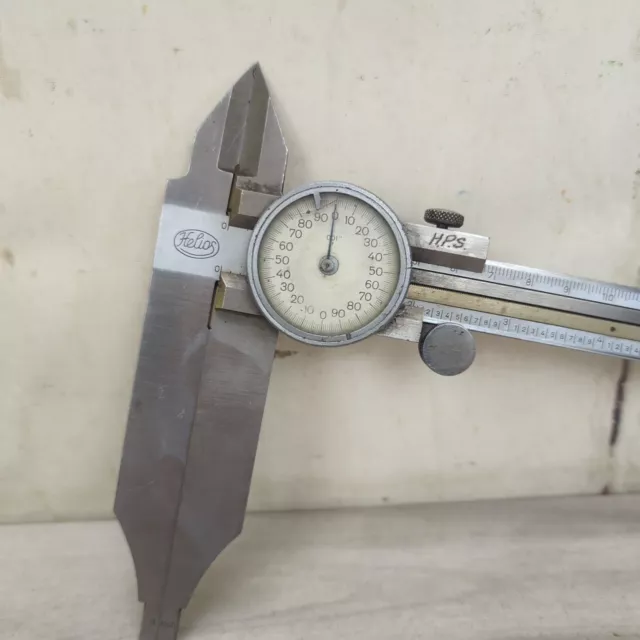 Helios Heavy Duty Dial Caliper 0-13" Range .001" Machinist  Stainless Germany