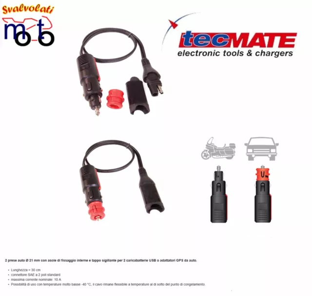 Presa Sae Maschio Accendisigari Per Tecmate Optimate 4 Can Bus Ready