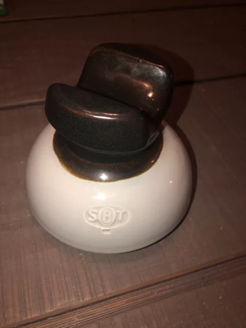 SBT Ceramic Porcelain Insulator Large Diameter Brown And Gray