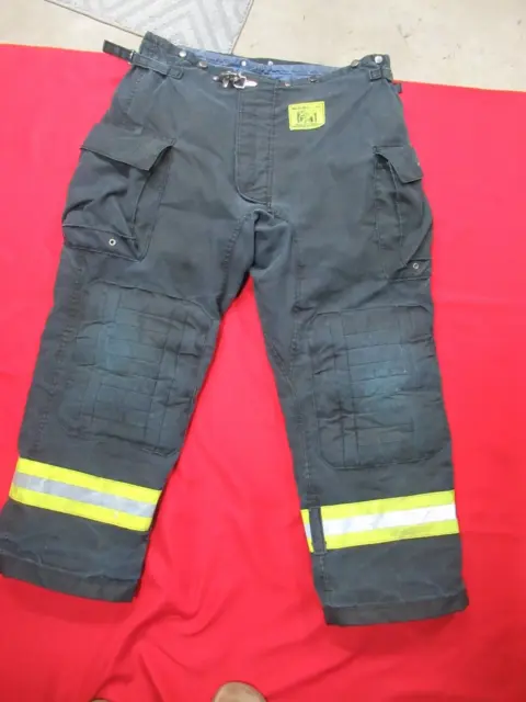BLACK MORNING PRIDE Fire Fighter Turnout PANTS 42 X 31 BUNKER GEAR RESCUE TOW