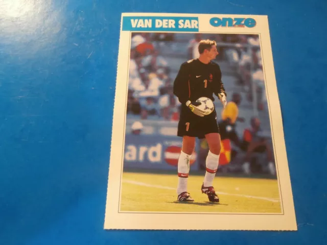 Edwin Van Der Sar, Rare 1999 Football Rookie Card Onze Mondial (Jt29)