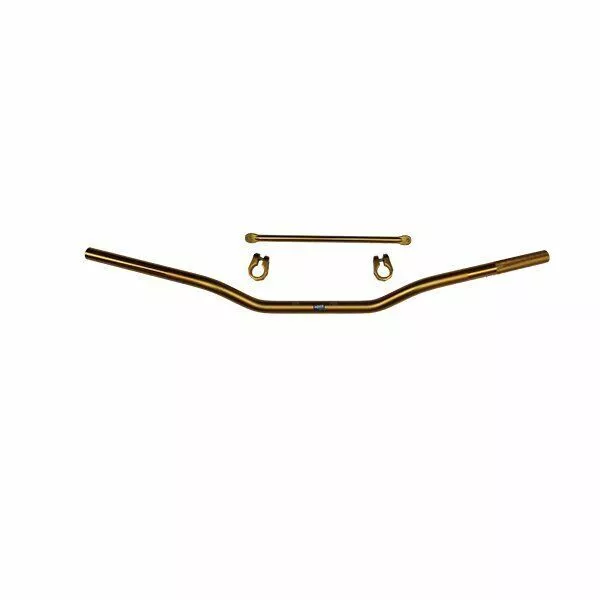 HMParts Pit Bike Dirt Bike Cross 810 mm Alu Lenker Strebe eloxiert Gold Typ 13