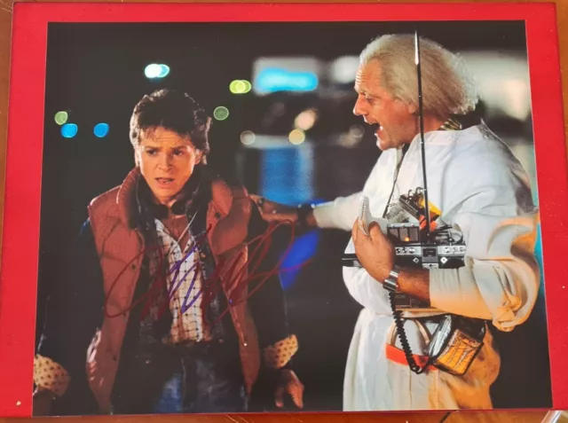 Michael J Fox Back To The Future Genuine Authentic Autograph - With COA