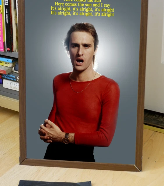 STEVE HARLEY & Cockney Rebel Here Comes The Sun Poster Lyric Sheet £18.