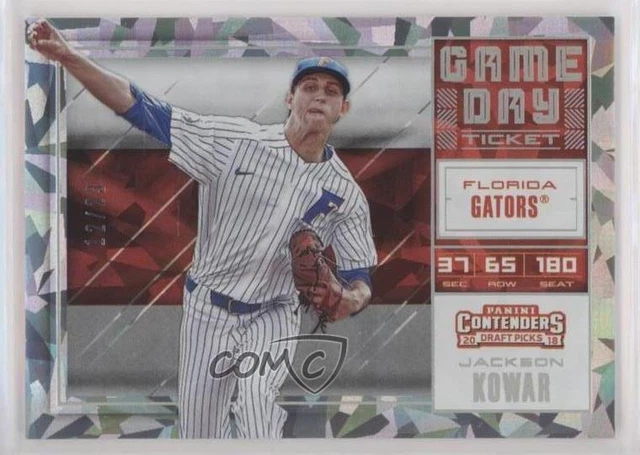 2018 Contenders Draft Picks Game Day Tickets Cracked Ice /23 Jackson Kowar #6