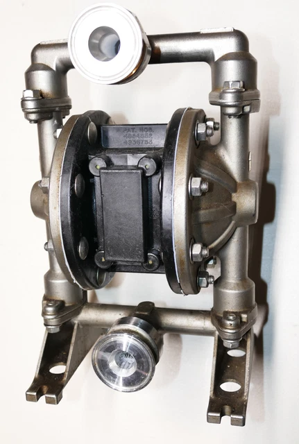 Aro Pd05P-Ass-Sst Diaphragm Pump-Stainless Pump Body 1/2", Air Operated 1 1/2"