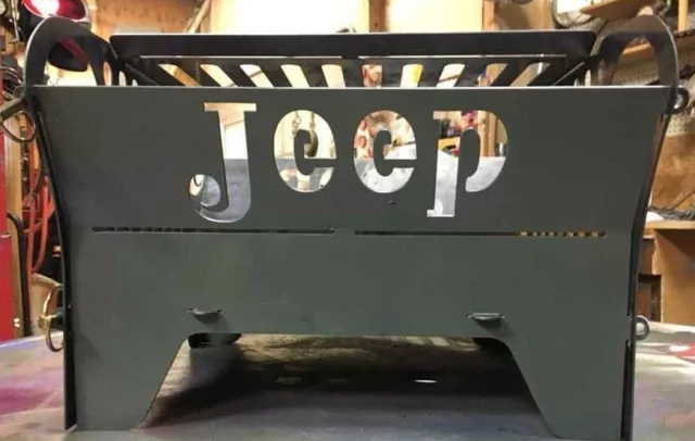 JEEP DXF FILE Firepit CNC Plasma Laser Waterjet Plotter Router Vector ...