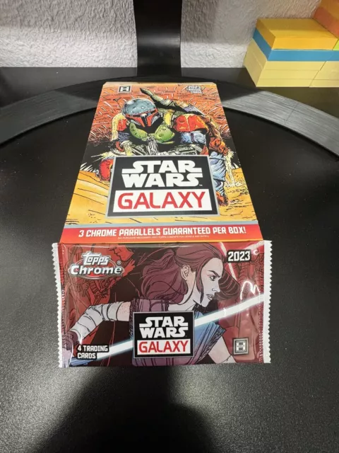 Topps 2023 STAR WARS GALAXY CHROME SEALED HOBBY BOX PACKS