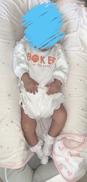 Ted Baker baby girls top and shorts set 0-3 months