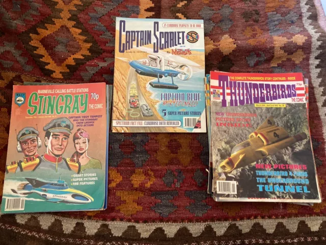 Thunderbirds The Comic Collection, Stingray & Captain Scarlet Bundle Lot