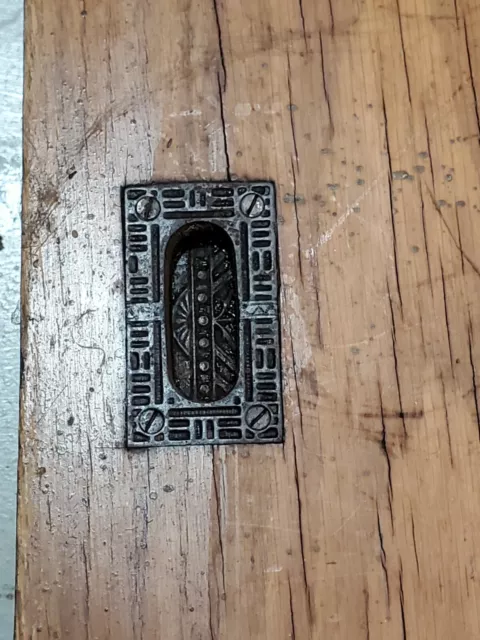 Huge Victorian  Oak Paneled Pocket Door 48 X 110 9