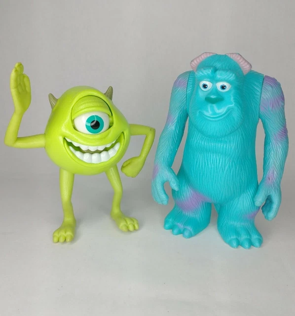 DISNEY PIXAR MONSTERS Posable Sully And Mike Wazowski McDonalds Happy