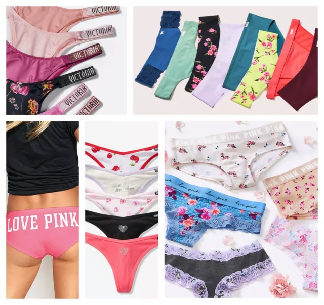 VICTORIA SECRET (PINK)UNDERWEAR Panties-Thong,Boyshort,  Hipster,Bikini,cheekster $11.99 - PicClick