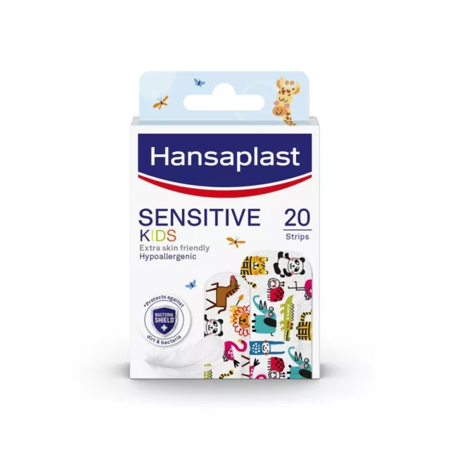 HANSAPLAST Pansement Enfants Sensibles 20 Bandes