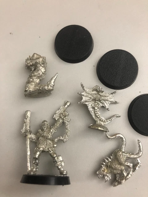 Warhammer Necromunda - Chasseur De Primes En Métal - Figurine 1999 OOP
