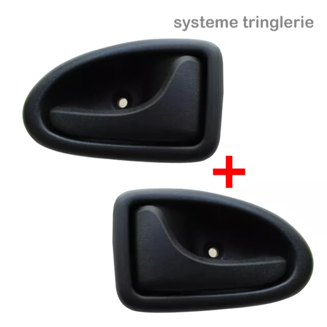 2 POIGNEE DE PORTE INTERIEURE DROITE ET GAUCHE prévu pour RENAULT MASTER 98-10 3