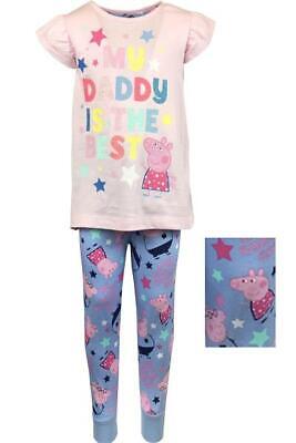 Fab Pink Peppa Pig Cotton Pyjamas *My Daddy Is The Best" Size 18Mths To 5 Years