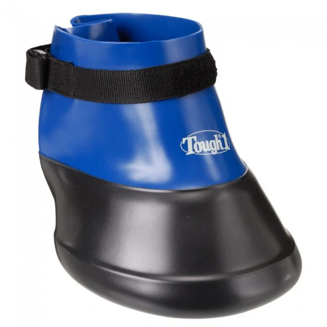 50JT Medium Tough 1 Horse Tack Hoof Saver Leg Boot Royal Blue Black