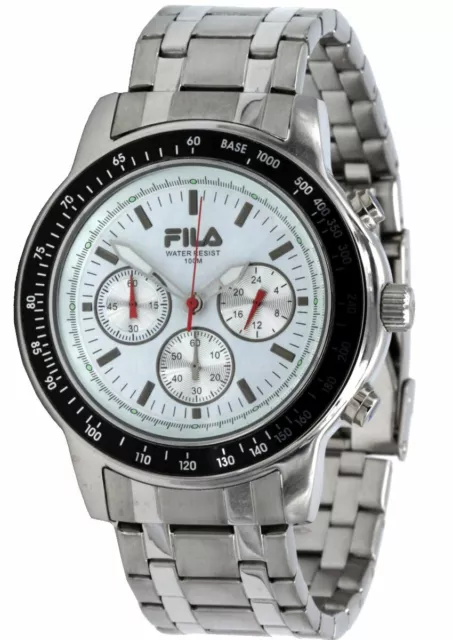 Fila Orologio Cortina FA0783-25 Quarzchronograph Cinturino IN Acciaio 10 Atm Ø