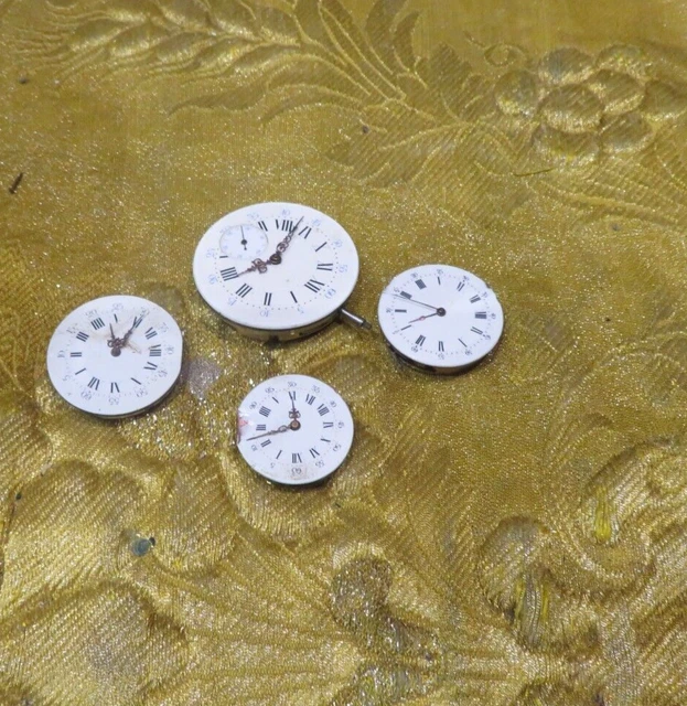 Mouvement Et Cadran Ancien De Montre à Gousset - Occasion - Pour Collection Ou Décoration