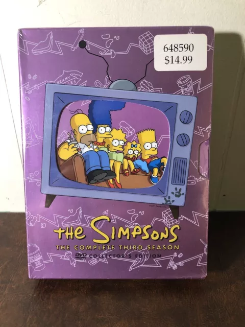 The Simpsons - The Complete Third Season DVD, 2009, 4-Disc Set New Sealed