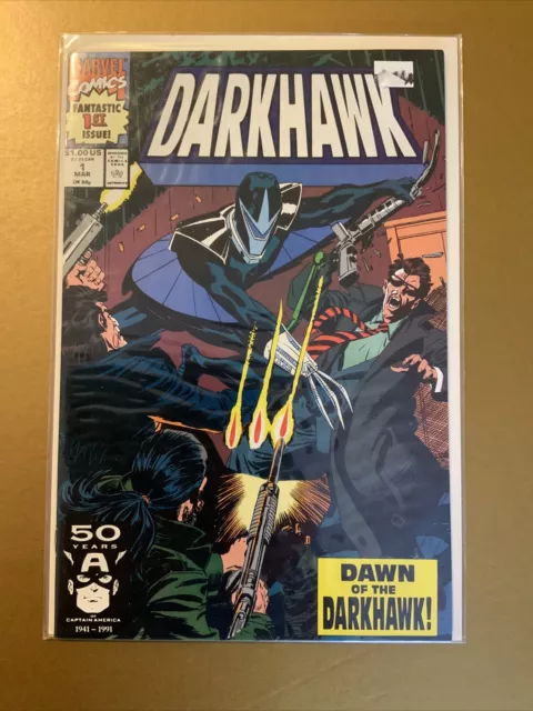 DARKHAWK (1991 MARVEL) #1 1st APPEARANCE & ORIGIN OF DARKHAWK VF+/NM-