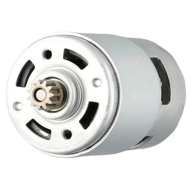Moteur RS775 Métal 21V 90W 6000 Tr/min - Haute Vitesse Pour Meuleuse Outil Électrique Atelier Argent