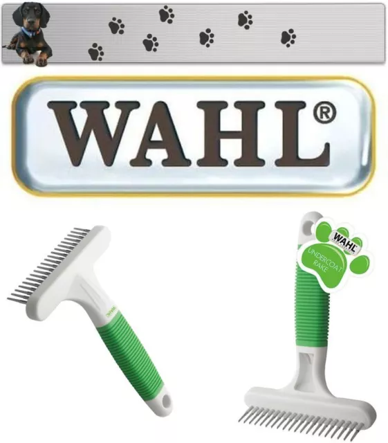 Wahl Undercoat Rake Chevaux Retiré en vertu de la Laine Résout Verfilzungen