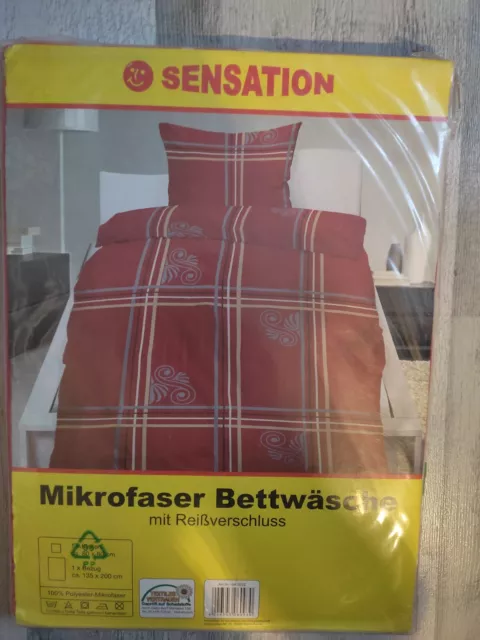 mikrofaser bettwäsche 135x200,  2 Teilig