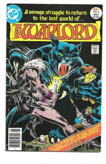 1977 DC-The Warlord- #6-Home is a Four Letter Word-30 Cents-FINE+