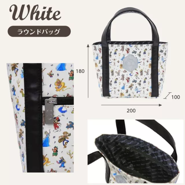 Disney100 Golf Japon 2023 Rond Sac Blanc 73220-422-020 W20xH18xD10cm 3