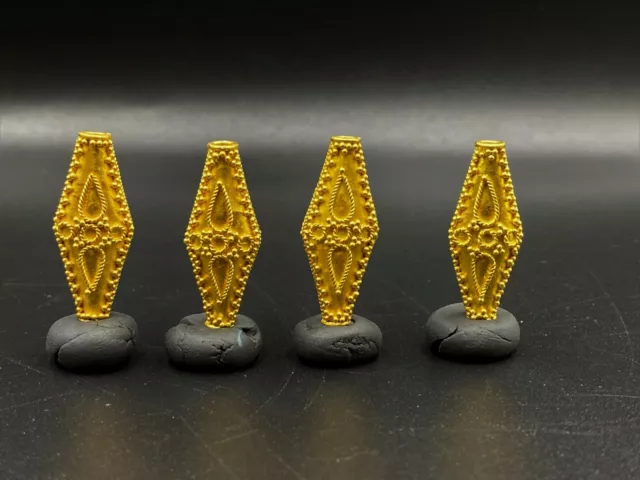 Old Ancient Antique Pyu Dynasty Culture Gold Beads from South east Asia Burma