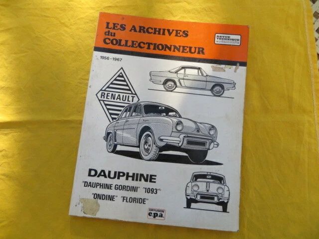 Revue Technique R8 R12 Dauphine GORDINI à vendre