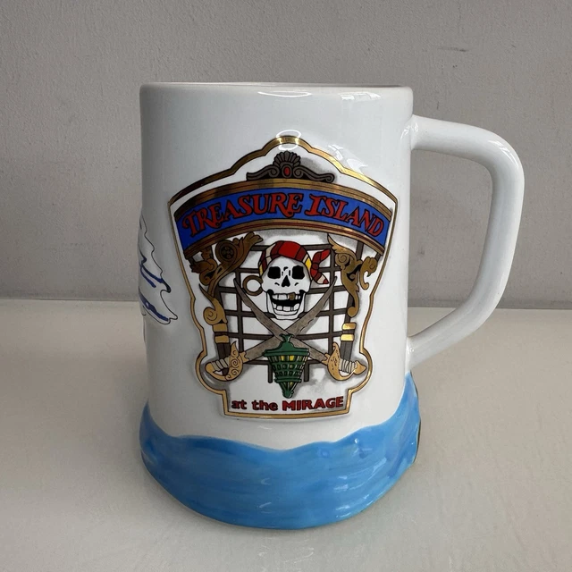 VINTAGE TREASURE ISLAND At The Mirage Skull And Swords  display picture 1