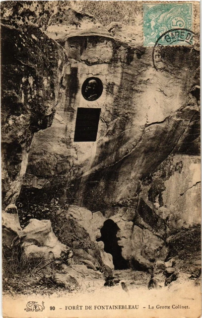 CPA FORET DE FONTAINEBLEAU - La Grotte Colinet (166932) EUR 4,99 ...