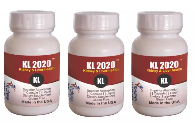 KL-2020 Fegato E Reni Funzione Helper (3 Bottiglie Capsule 60 Cnt )