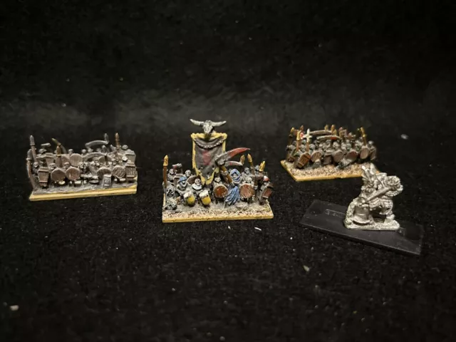 Games workshop Warhammer Warmaster Undead Vampire Army Battalion Painted Metal